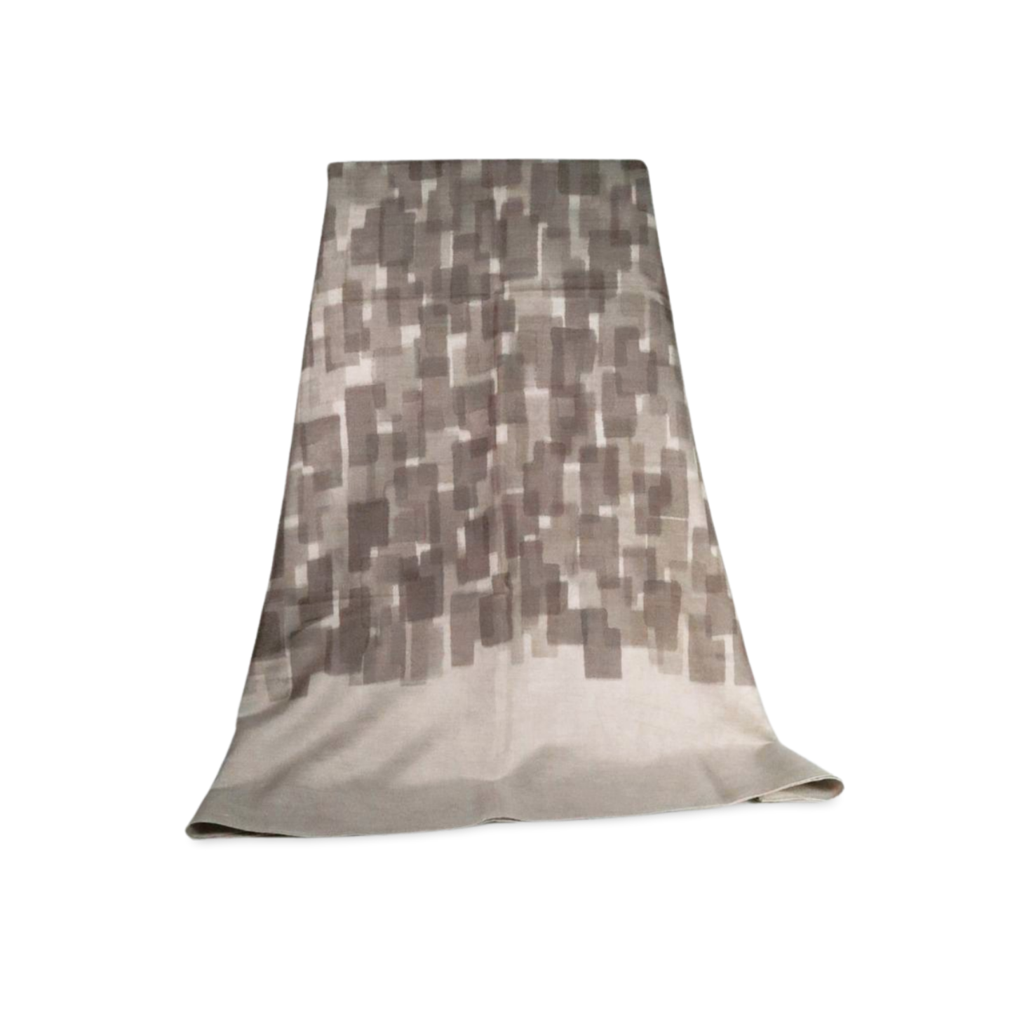 Foulard en Laine × Edo Komon / Gris