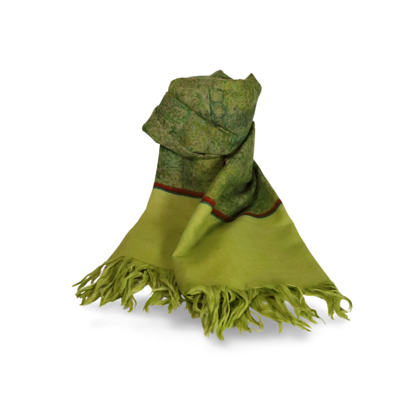 Foulard en Laine × Sarasa / Kahki