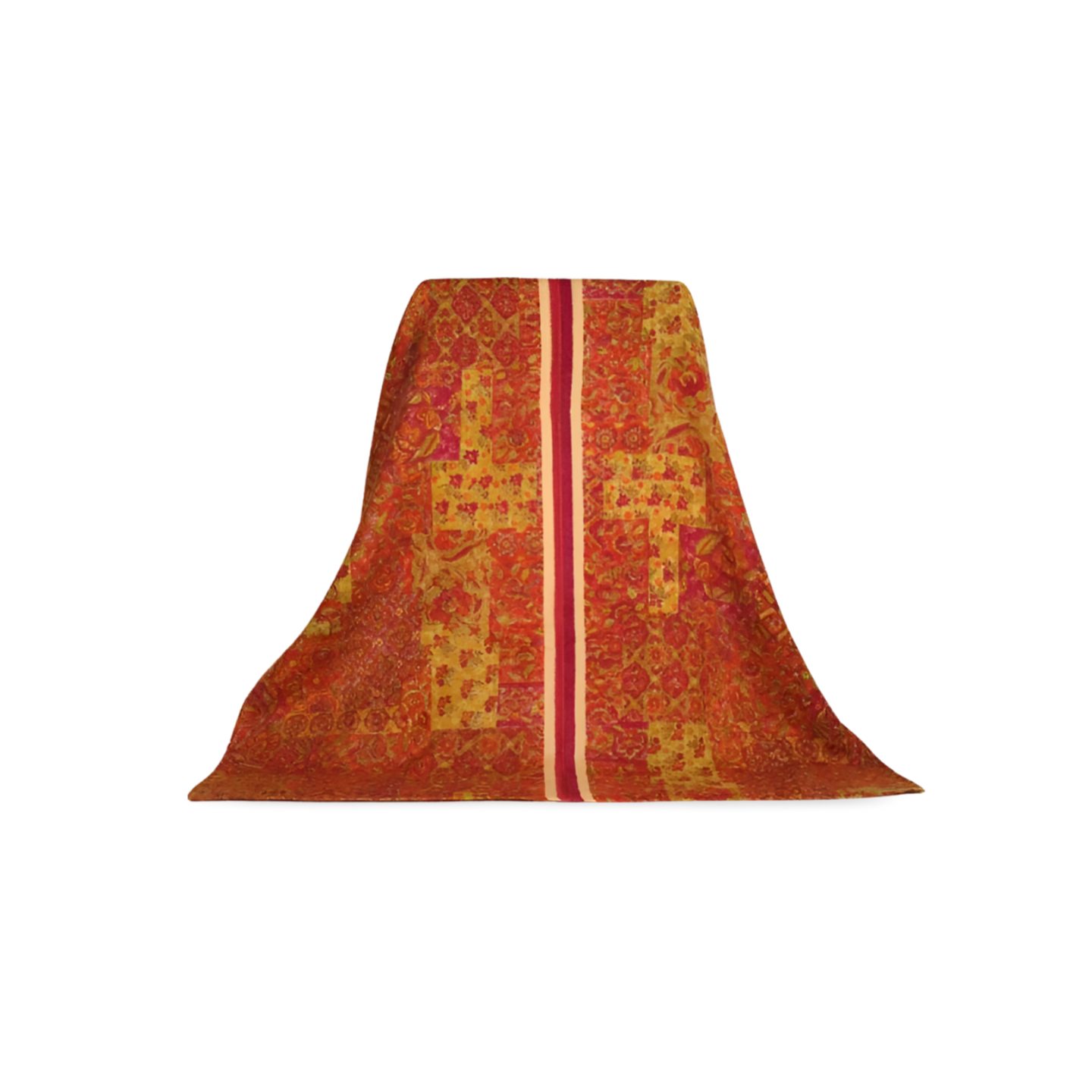 Foulard en Laine × Sarasa /Orange